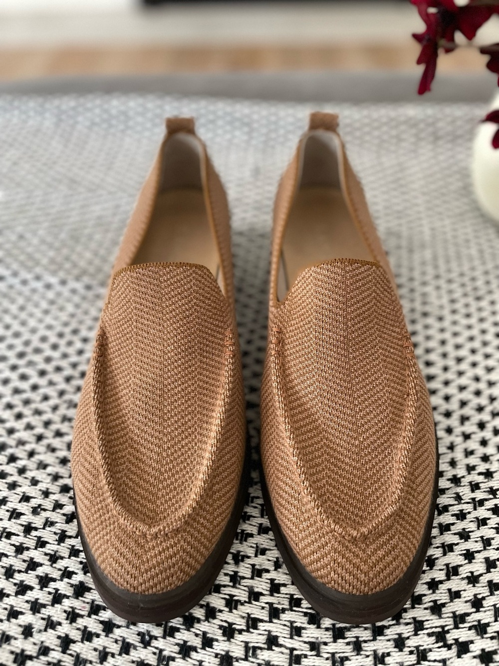 Rothy’s the lug loafer merino wool herringbone teak size 11 chunky brown tan - Picture 4 of 9
